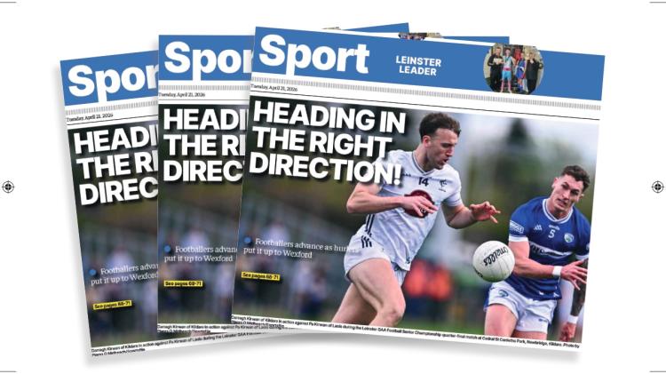 In this week's Leinster Leader sport