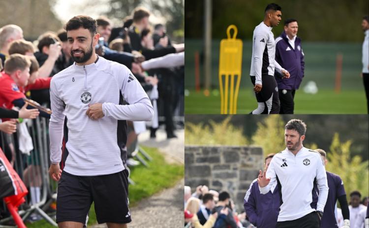 PHOTOS: Manchester United visit Kildare for squad training session ahead of pre-season announcement