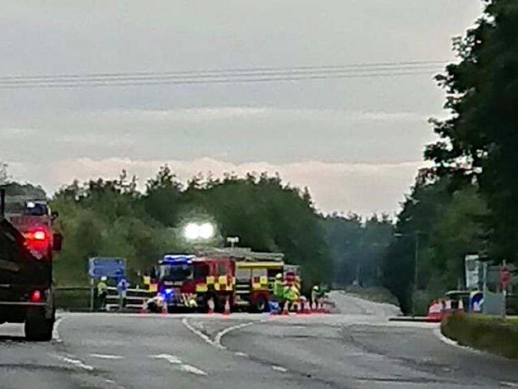 Crash at M9 motorway bridge outside Kilcullen Kildare Now