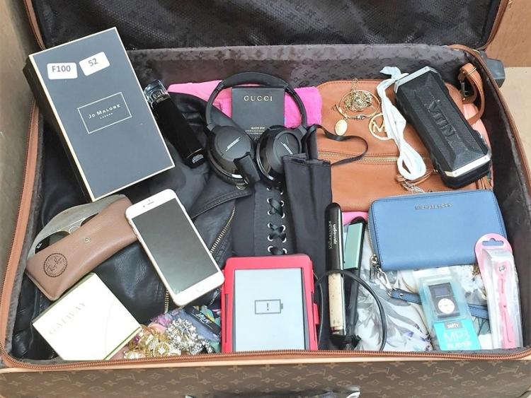 Lost Luggage auction in Naas featuring Phones, Laptops, Tablets