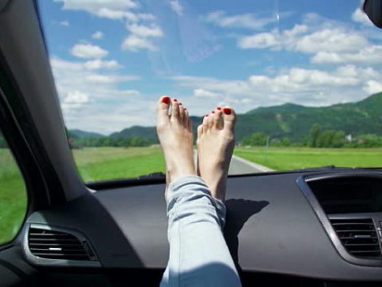VIDEO Fire Service warns about dangers of placing your feet on car