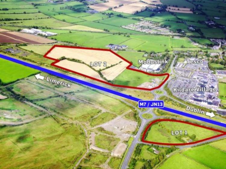 Prime development land beside Kildare Village to fetch more than €3M after going on sale