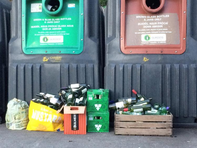 Litter at bottle banks will cost us points Tidy Towns Committee