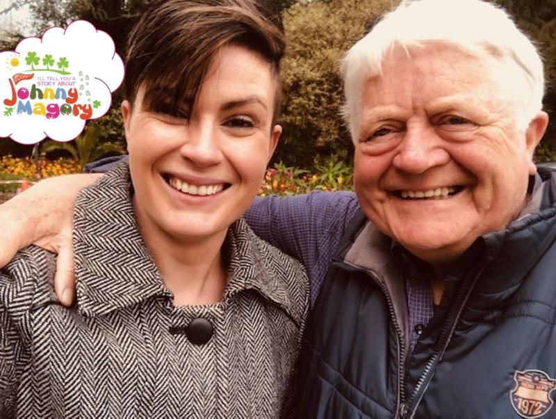 Co Kildare based author of 'Johnny Magory'  series collaborating with TV artist Don Conroy