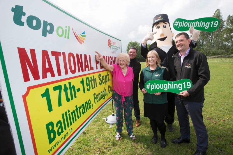 Top Oil announced as fuel sponsor of 2019 Ploughing Championships in Carlow