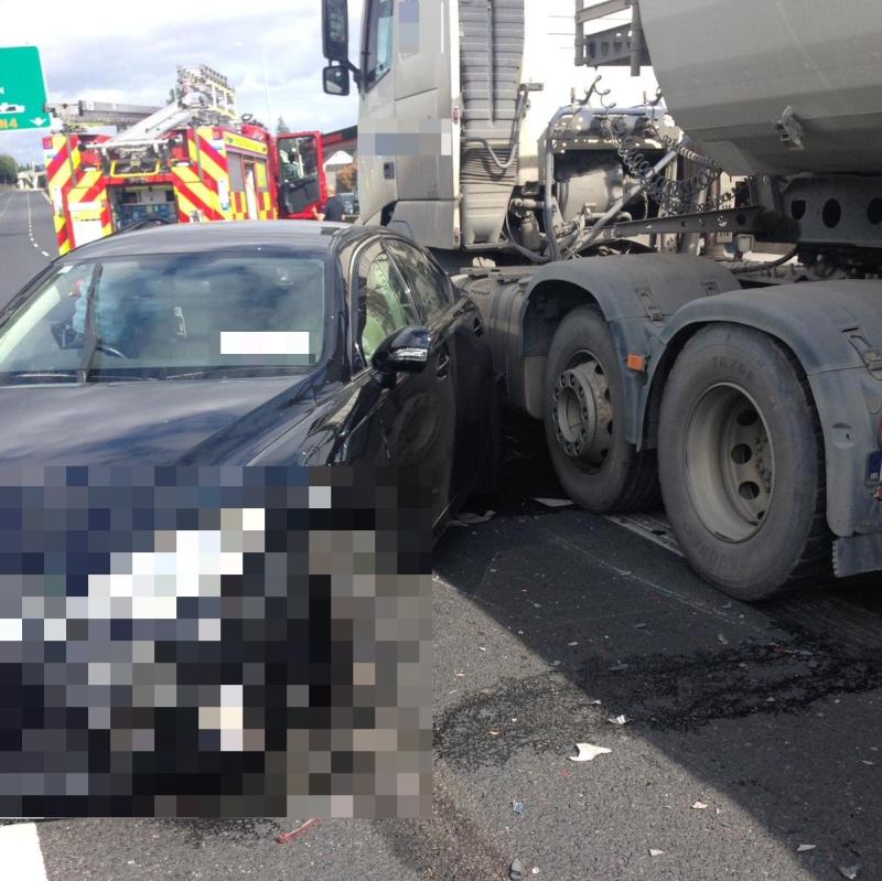 TRAFFIC Delays on N4 after crash between car and HGV at Liffey Valley
