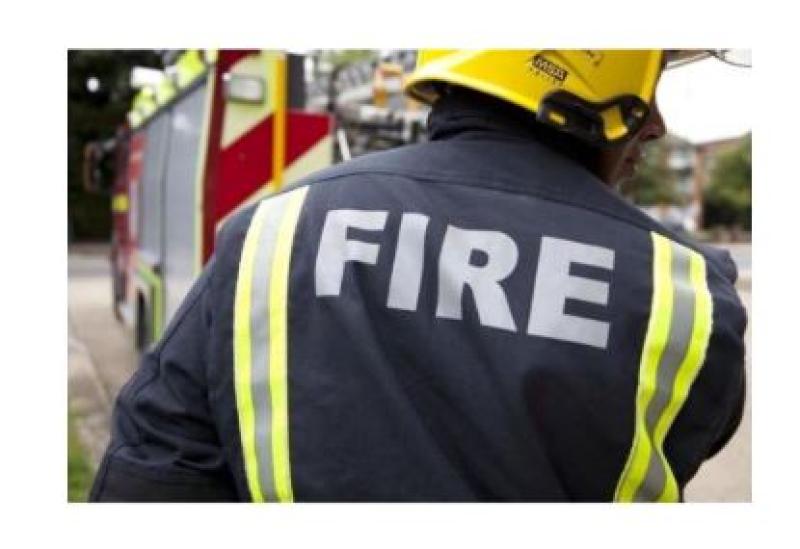 Emergency services attending the scene 