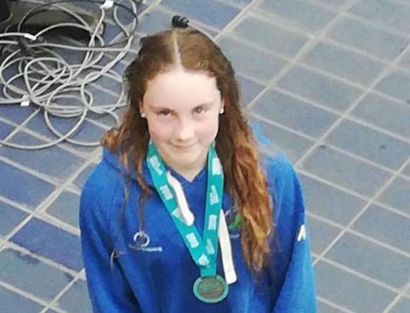 Kildare swimmer Aoife Doran (12) wins a phenomenal 8 medals at the Irish Nationals in the NAC