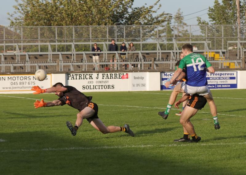 Late McNally free gets off colour Johnstownbridge over the line against Towers in Senior Football Championship