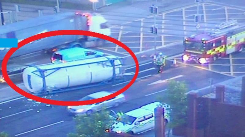 TRAFFIC: Overturned tanker caused traffic delays in Dublin  