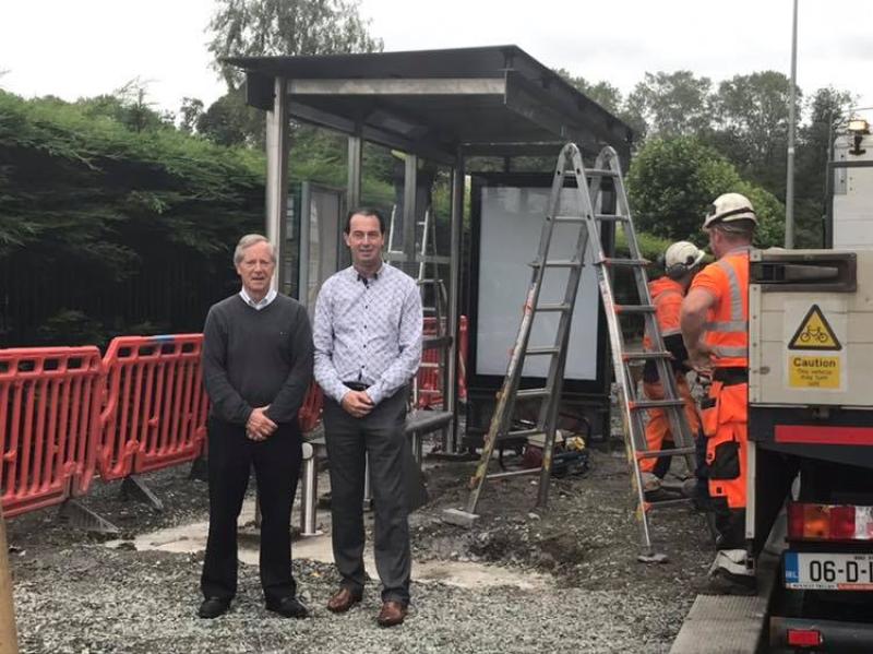 New bus shelter installed at St. Wolstan's School