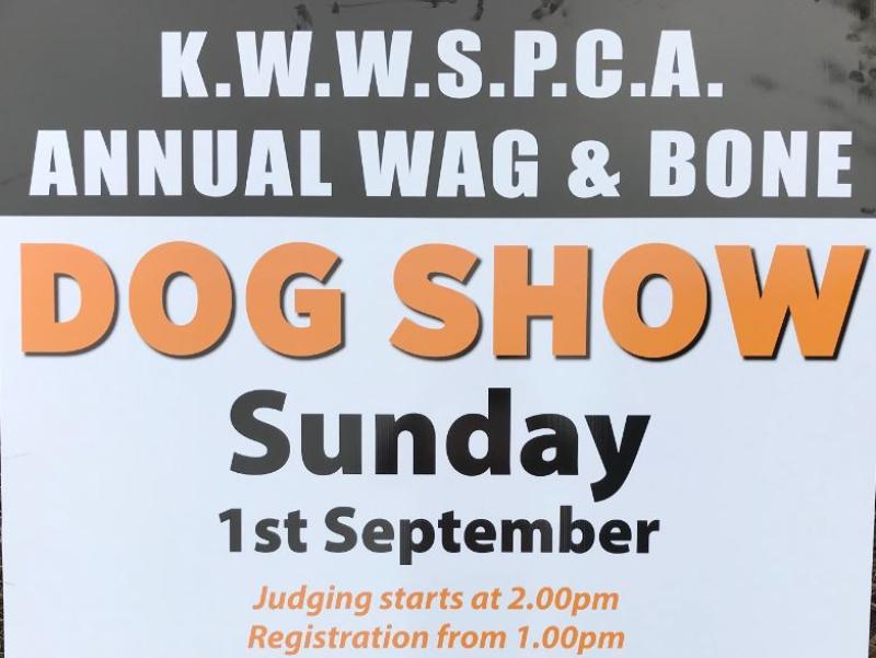 KWWSPCA Annual Wag & Bone Show, Sunday next