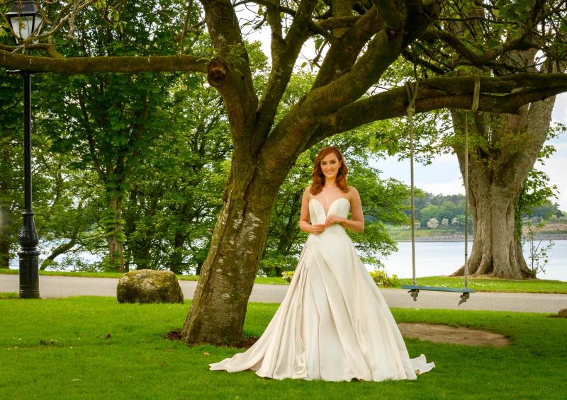 Picture perfect wedding backdrop at Tulfarris Hotel & Golf Resort 