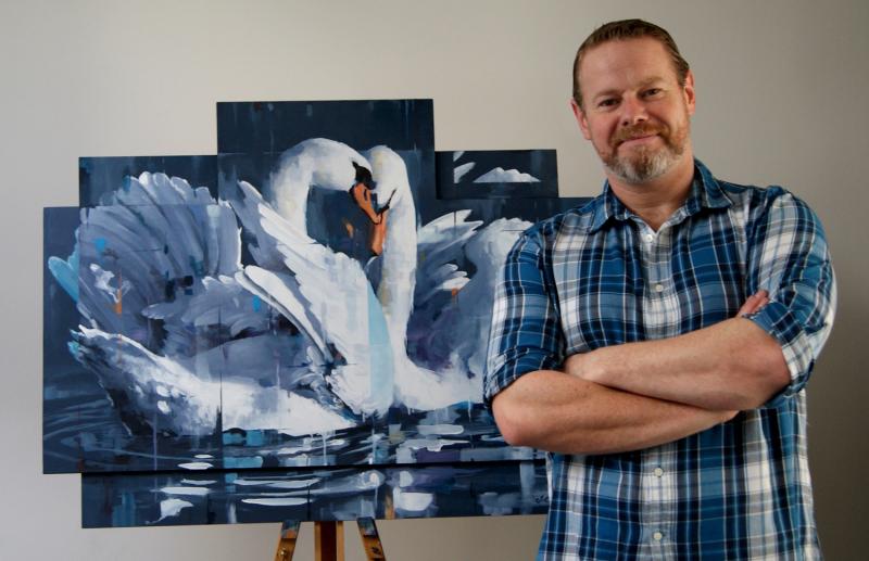 Acclaimed Kildare artist in national spotlight at Ireland’s largest art fair 