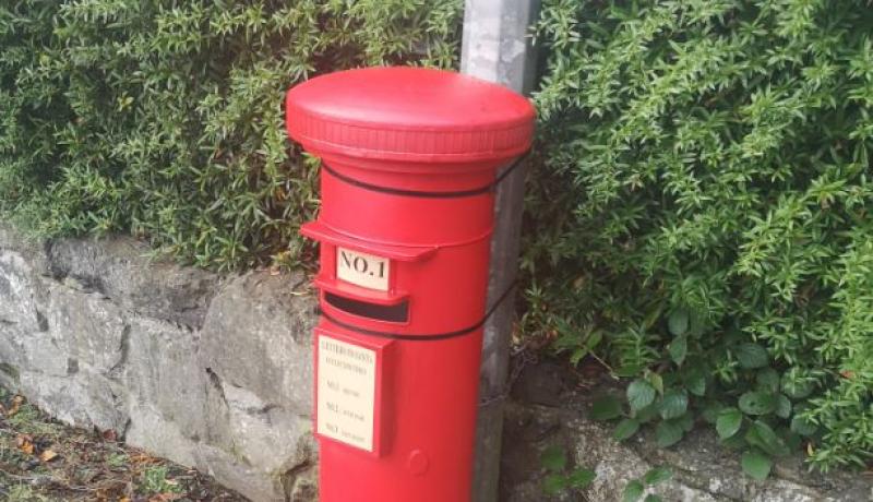 Santa's post box is now in place for letters to the North Pole!