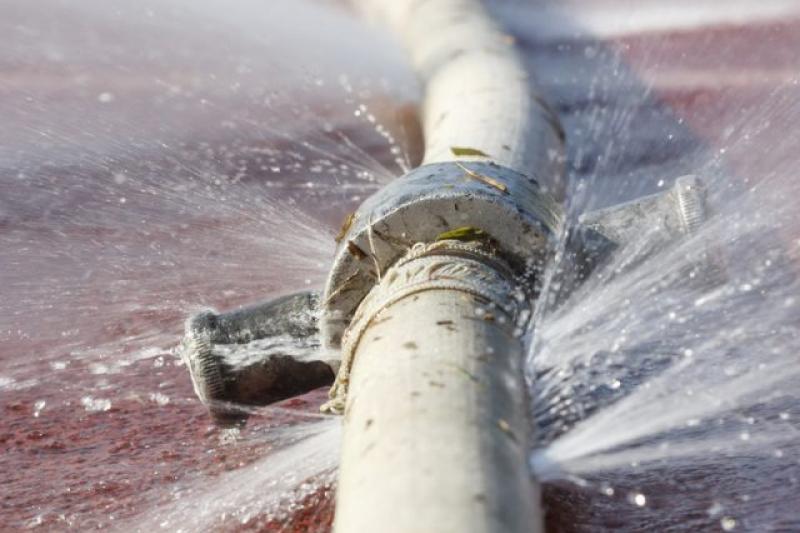 Burst pipe
