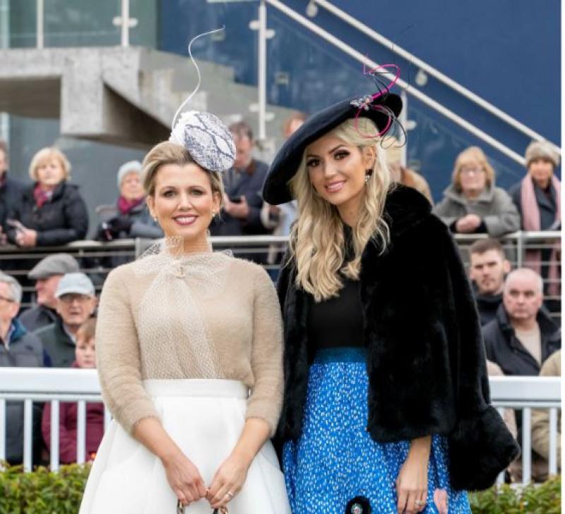 Intensive Care Nurse  Michelle scrubs  up well at Naas Racecourse