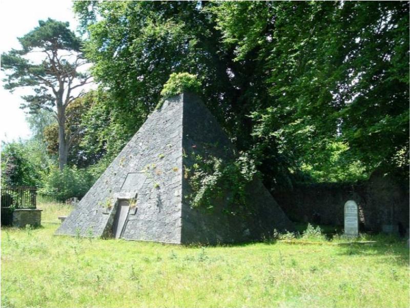 Call for information about 'pyramids' in Naas graveyard 
