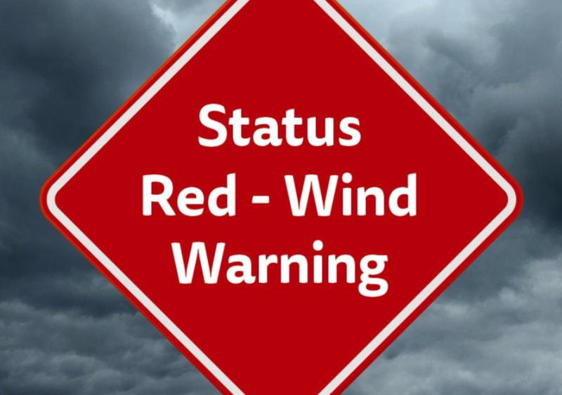 BREAKING: Extremely rare Status Red Weather Warning issued for Storm Jorge with Kildare upgraded to Status Orange