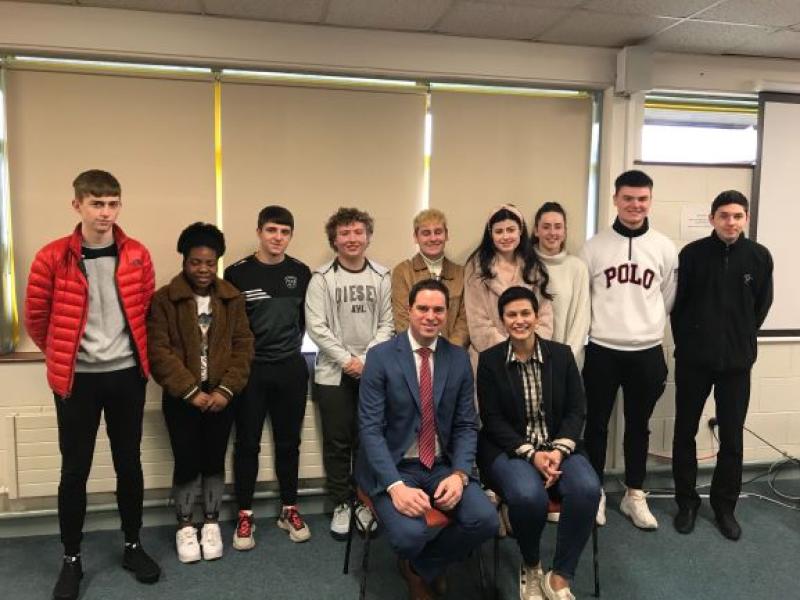 MEP Maria Walsh (FG) visits Kildare secondary school