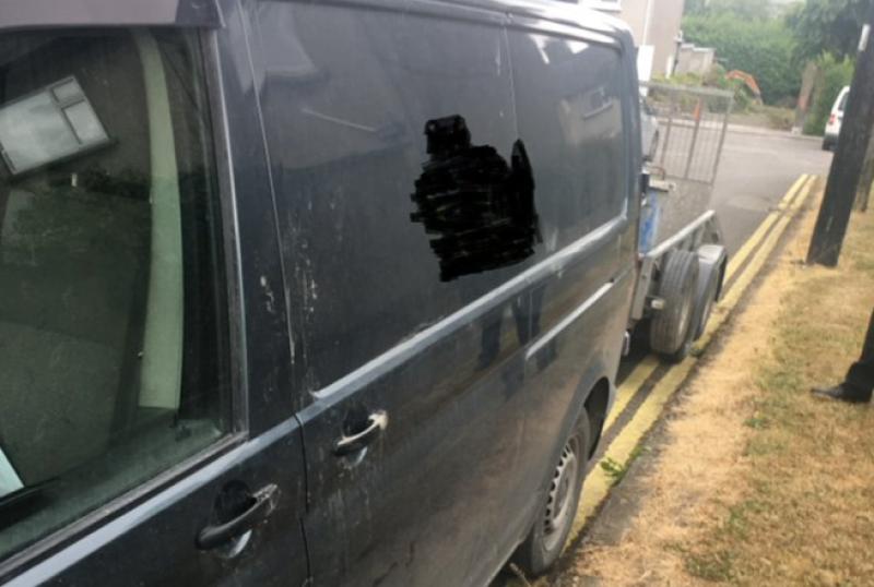 This van driver was breaking so many laws when stopped by garda&iacute;
