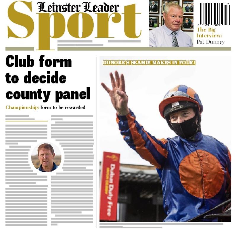 In this week's Leinster Leader Sport