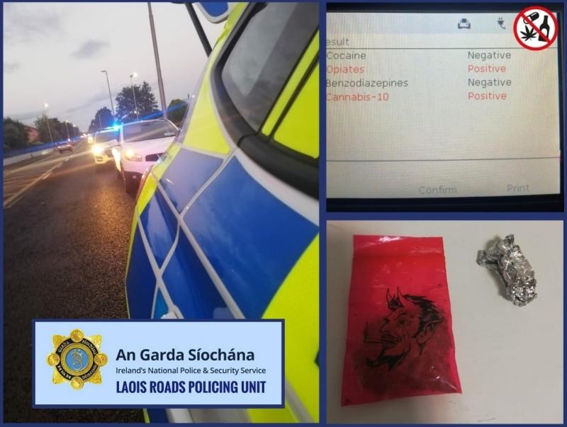 'Erratic driving' tip leads midlands gardaí to arrest drug driver and recover heroin and cannabis 