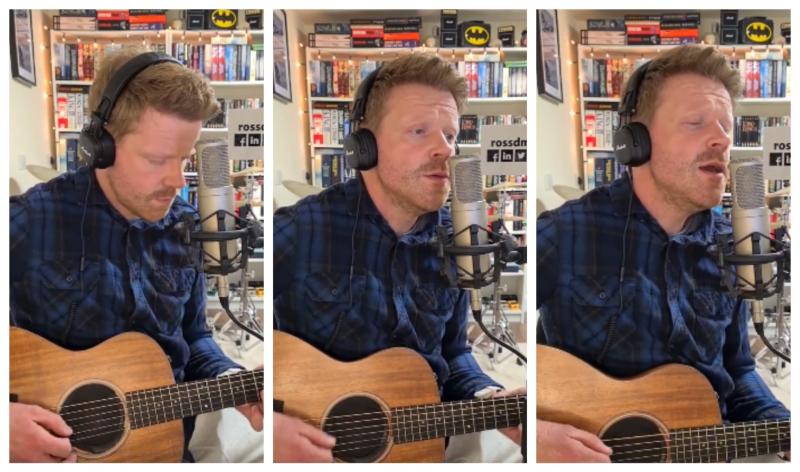 WATCH: Kildare man sings The Offaly Rover in lockdown solidarity 