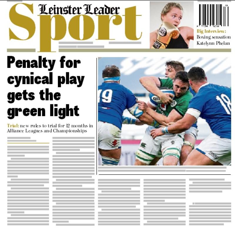 In this week's Leinster Leader Sport