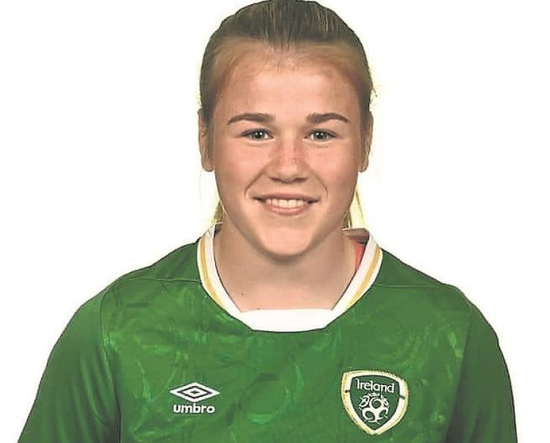 Kildare's Orlaith O'Mahony wears the green of Ireland