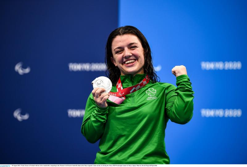 Silver for Offaly swimmer at Paralympics