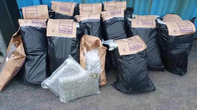 &euro;2.1 million of cannabis found in vegetable delivery in Emo, on Kildare-Laois border
