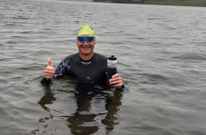KILDARE ANIMALS IN NEED: Martin laps the Lough for KWWSPCA
