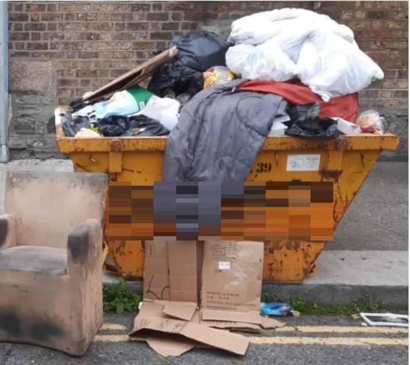 Householders warned that overflowing skips can be fire risk 