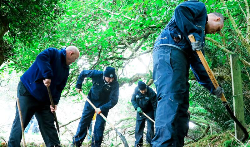 PICTURES: Gardaí combing Kildare woodlands in search for Deirdre Jacob clues 