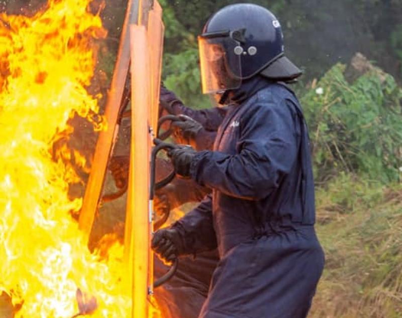 PHOTOS: Kildare Garda&iacute; training for Public Order Unit at Punchestown 