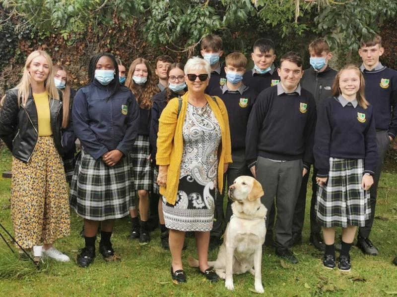 Kildare school raises funds for local  Irish Guide Dogs for the Blind branch