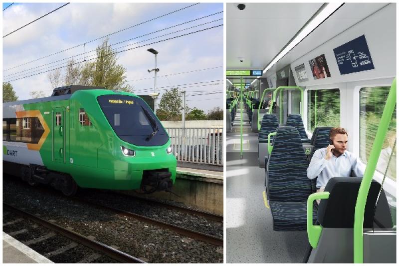 New trains coming in 2024 onwards will be on DART+ lines to North Kildare 