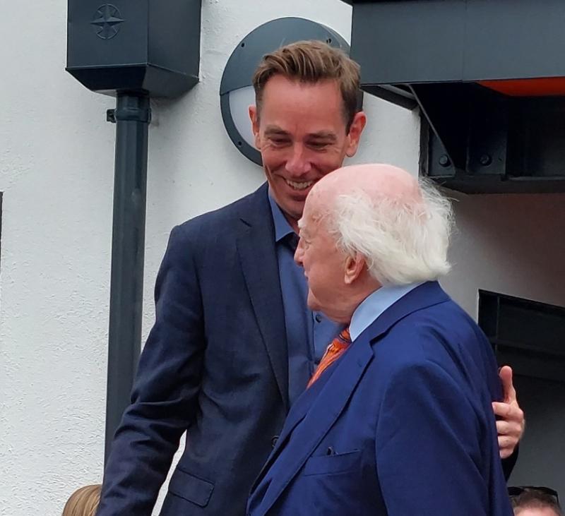 President Michael D Higgins and Ryan Tubridy attend launch of new Kildare centre for homeless people