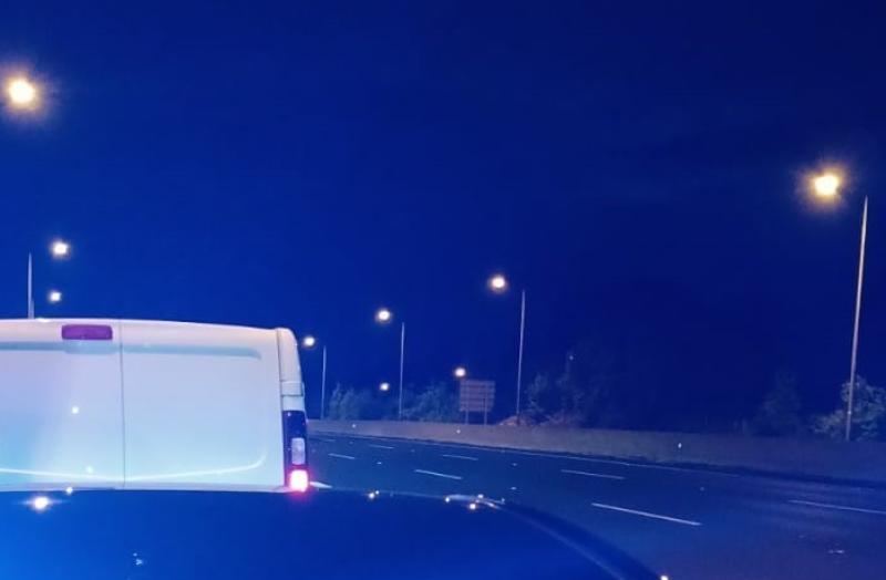 Van driver who did 158kph in a 100kph zone on the N7 arrested by Kildare gardaí
