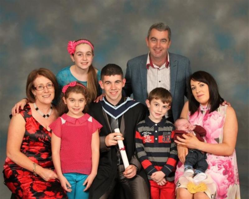 Kieran Skelly family with baby