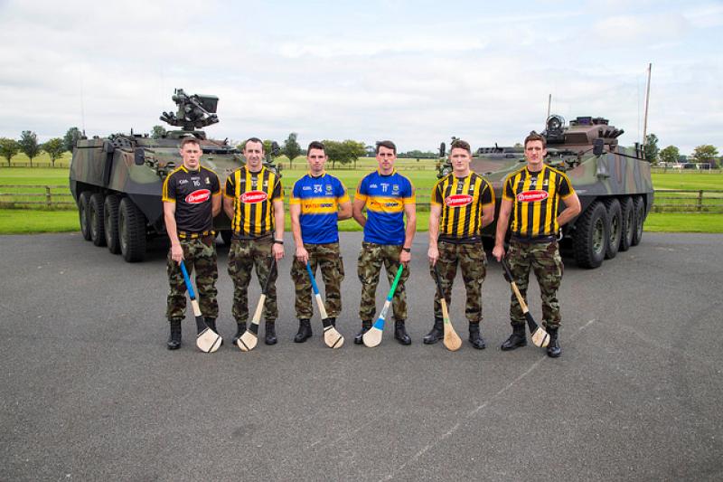 Defence forces hurlers