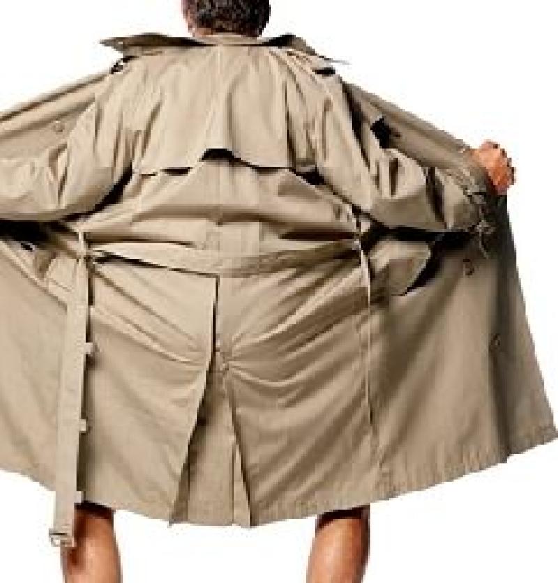 man exposing himself