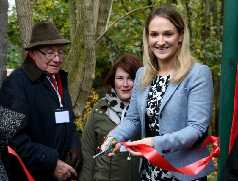 Minister Helen McEntee offically opens the Luisine Gardens at McAuley Place