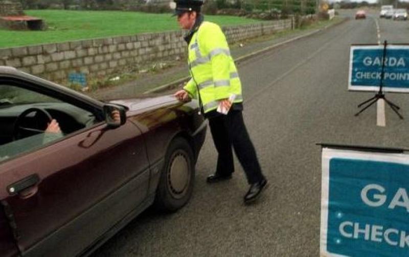 Garda check point
