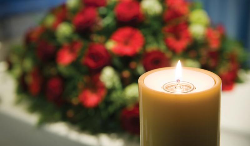 funeral-flowers-and-candle