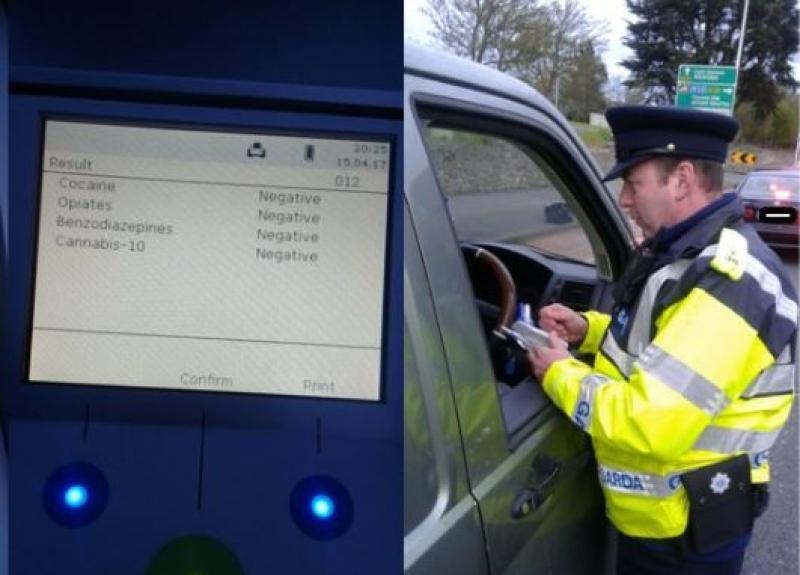 Gardaí mount checkpoints all over Kildare as first new drugs tests are