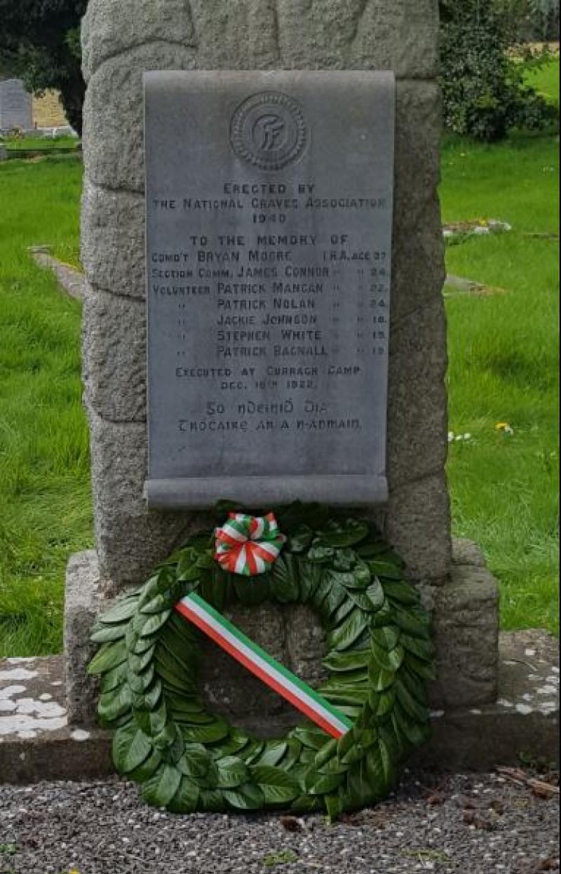 NEWS BRIEF: Event to mark execution of Anti-Treaty rebels in Kildare town