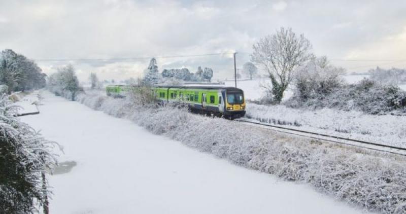 train snow Kildare