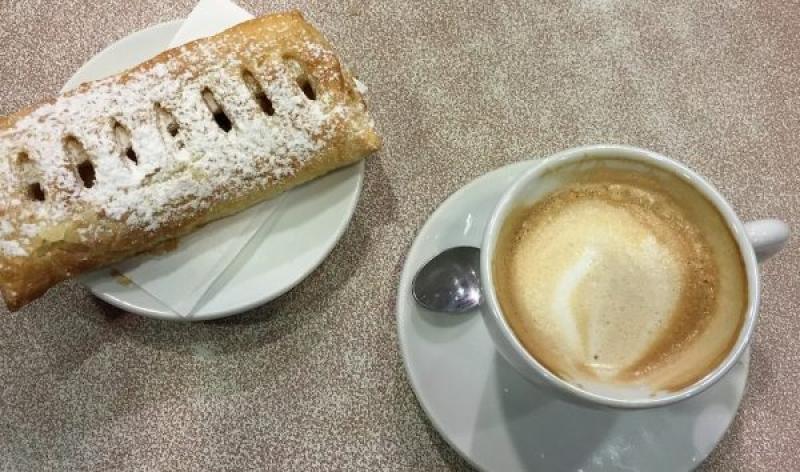 coffee and pastry